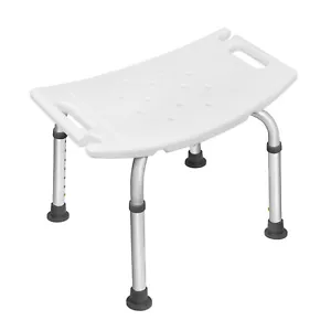 Duschhocker Badewannensitz Duschsitz Duschhilfe Badehocker Rutschfest Weiß/136kg - Bild 1 von 12