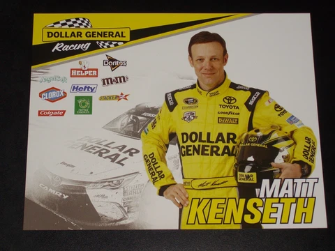 2016 MATT KENSETH #20 DOLLAR GENERAL NASCAR POSTCARD Cover
