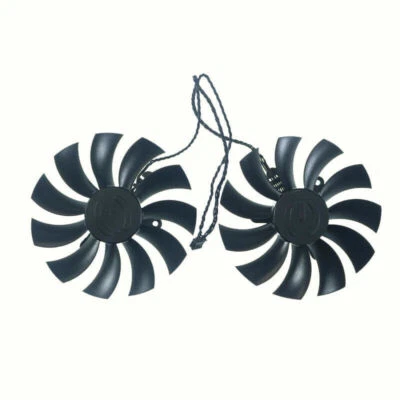 Pair Fans Cooler Fan For EVGA GTX 1080 1070 GTX 1070Ti 8GB PLD10015B12H 95mm - Image 1 of 2