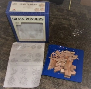 2004 CARDINAL SOLID WOOD BRAIN BENDERS. SET of 3. ITEM #791. - Picture 1 of 3