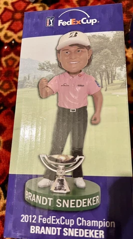 Brandt Snedeker PGA Tour 10th Anniversary FedEx Cup Champ Trophy Bobblehead Golf Cover