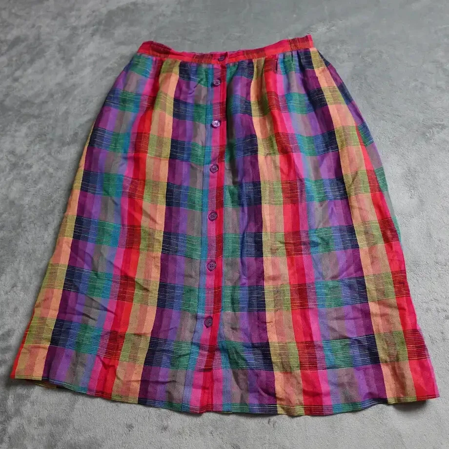 Falda Breckenridge vintage para mujer talla 14 pequeña abotonada una línea hasta la rodilla Foto 1 de 4