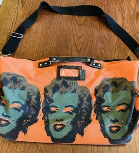 "Base Andy Warhol lona equipaje cremallera de lona Marilyn Monroe 25" - Imagen 1 de 24