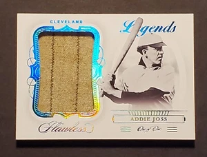 Addie Joss 2020 Panini Flawless Legends Jumbo Platinum Game Worn Patch True 1/1 - Picture 1 of 2