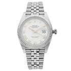 Rolex Datejust 41mm Steel Jubilee White Roman Dial Automatic Watch 126334