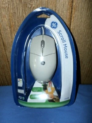 NEW IN PACKAGE  GE Scroll Mouse Wired  STYLE  97859 - Image 1 of 4