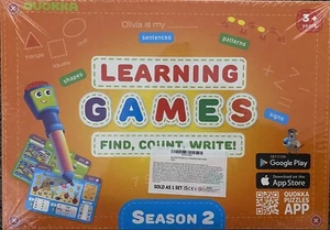 QUOKKA Learning Games Season 2 Find, Count, Write! Brand New - Picture 1 of 1