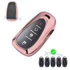 Rose Gold Tpu Full Protect Remote Control Key Fob Shell Protector For Chevrolet