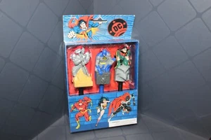 1995 DC Super Heroes Stift Partystifte Batman und Robin kostenloser Versand - Bild 1 von 6