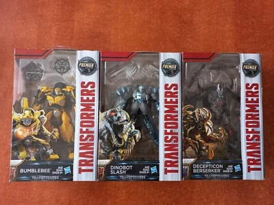 Transformers Premier Edition Bumblebee, Dinobot Slash, Decepticon Berseker Lot - Image 1 of 4