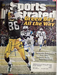 Green Bay Packers Sports Illustrated Signed by Antonio Freeman 1-20-1997 - Picture 1 of 4
