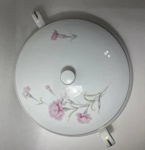 Vintage Royal Court Fine China Carnation Covered Vegetable Dish With Lid VTG - Picture 1 of 6