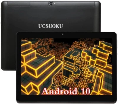 UCSUOKU 10 inch Tablet 4G LTE, Android 10.0 Pie, 64GB ROM, 4GB RAM - Image 1 of 4