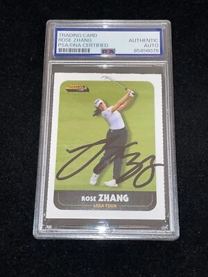 Rose Zhang Signed 2023 Sports Illustrated For Kids Cards PSA Slabbed SI Golf - Image 1 of 2
