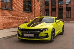 Chevy Camaro 2019 - 2022 Vinyl Decals Center Racing Stripes Rally Graphics Kit - Picture 1 of 9