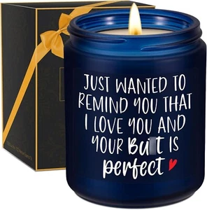 Valentines Day Gift Candles, Wife Romantic Valentine Present For Her I Love You - Picture 1 of 7