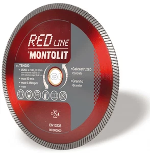 DISQUE DE DIAMANT POUR BÉTON ET GRANIT MONTOLIT TURMONT TBH