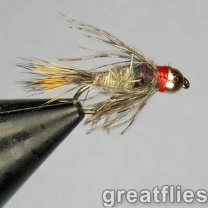 1 dozen (12) - Guide's Choice Hare's Ear - Bead Head - Picture 1 of 1