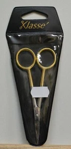 Klasse Long Reach Embroidery Scissors, 100mm, 4", Gold Plated Handles - Picture 1 of 2
