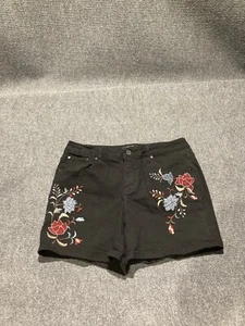 Pantalones cortos chinos Earl Denim para mujer talla 12 negros - Imagen 1 de 11