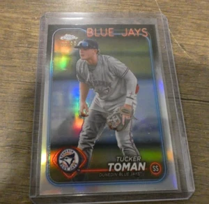 2024 Topps Pro Debut Tucker Toman Refractor /99 Blue Jays Rookie #PDC-35 Card - Picture 1 of 2