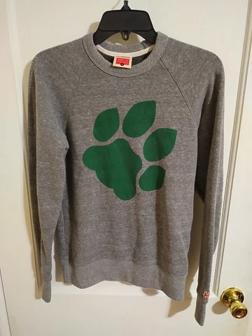 Ohio University OU Bobcats HOMAGE Paw Print Crew Neck Sweatshirt Size Adult (S) Cover