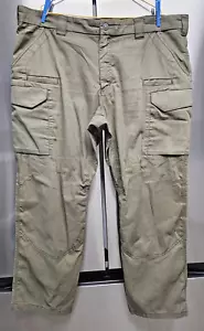 First Tactical Pants Men's 42 x 30 Green Cargo Pockets Ripstop Military Workwear - Picture 1 of 14