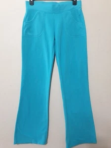 SO Girls Juniors Fleece Sweatpants L 14 Turquoise Drawstring Pockets Pull On NWT - Picture 1 of 8