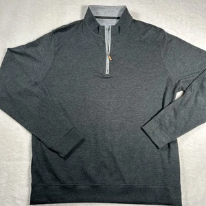 Collars & Co. 1/4 Zip Golf Shirt Performance Manica Lunga Antracite Extra Large - Foto 1 di 9