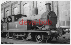 Railway Photo LMS 2P 50647 Horwich Works 1959 L&YR Aspinall 1008 2-4-2T Loco - Picture 1 of 1