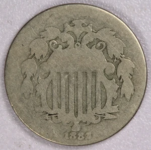 1882 Shield Nickel 5C-G - Picture 1 of 2