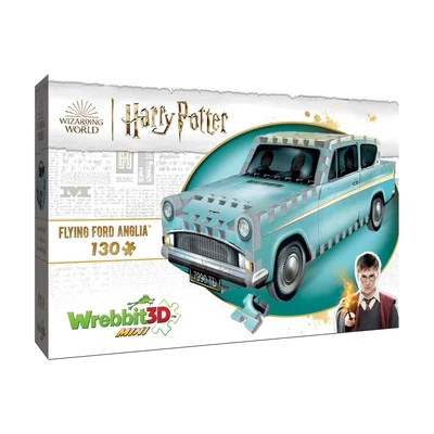 Wrebbit Harry Potter Collection - Flying Ford Anglia Mini rompecabezas 3D: 130 piezas Foto 1 de 4