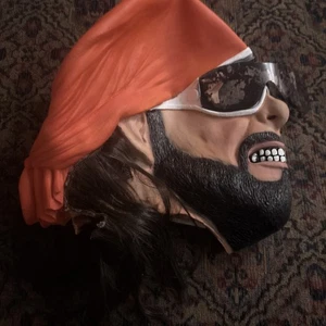 WWE Macho Man Randy Savage Deluxe Overhead Latex Costume Mask  - Picture 1 of 6