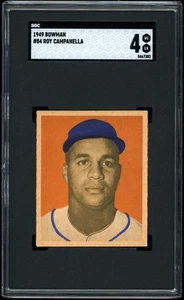 1949 Bowman #84 Roy Campanella HOF RC SGC 4 DEAD CENTERED - Picture 1 of 2
