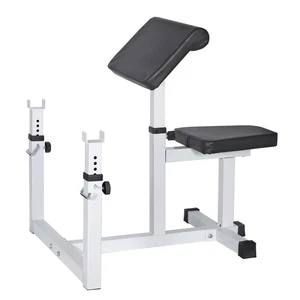 ANT MARCH Preacher Curl Panca Pesi Braccio Seduto Isolato Bilanciere Manubrio Bic... - Foto 1 di 7