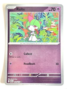 Ralts 058/132 Reverse Holo Common Mega Evolution Pokemon Pack Fresh Near Mint NM - Picture 1 of 4