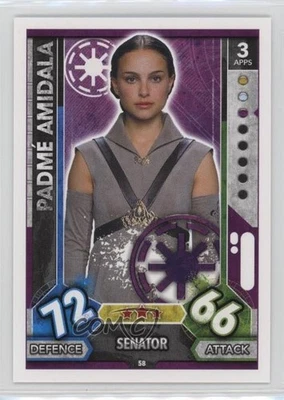 2017 Topps Star Wars Force Attax Universe Padme Amidala #58 - Image 1 of 2