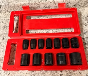 CRAFTSMAN Impact Socket Set, Metric, 1/2-Inch, 12-Piece (CMMT15887) - Picture 1 of 3