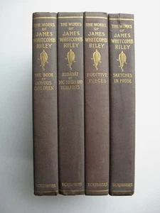 4 Works James Whitcomb Riley JOYOUS CHILDREN/RUBAIYAT DOC SIFERS/FUGITIVE + -38 - Picture 1 of 24