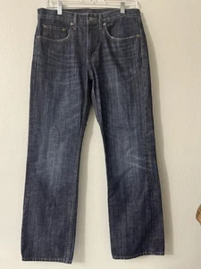 Banana Republic Herren Bootcut Jeans 30 x 30 dunkle Waschung 100 % Baumwolle USA Stil Denim - Bild 1 von 8