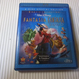 2010 Fantasia, Fantasia 2000 (Blu-ray+DVD, 4-Disc Set) Destino Animated Short - Picture 1 of 2