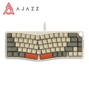 AKS068 65% RGB Wired Mechanical Gaming Keyboard with Knob Alice Layout Hot Swap - Picture 1 of 12