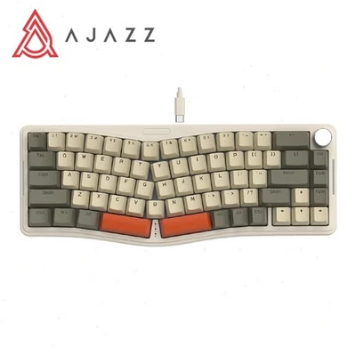 AKS068 65% RGB Wired Mechanical Gaming Keyboard with Knob Alice Layout Hot Swap - Image 1 of 4