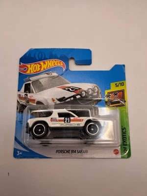 Hot Wheels 2021 HW Exotics Porsche 914 Safari bianco - Immagine 1 di 2