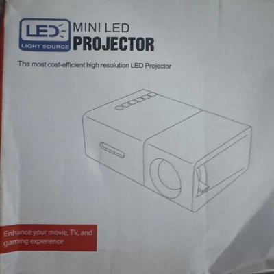 Super Compact Portable Mini LED Portable Projector - Image 1 of 4