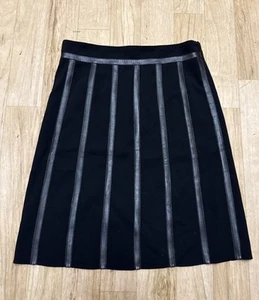 Akris Women’s Solid Knee Length Flounce Wool Skirt Sz US 14 - Picture 1 of 9