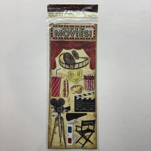 Erinnerungen Foto Neu Aufkleber Kino Rolle Projektor Stuhl Snacks - Bild 1 von 6