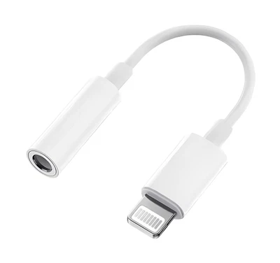 Adapter for iPhone to 3.5mm Jack Connector cable Headphone Aux All iOS Devices