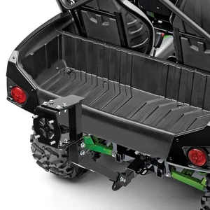 Porta neumáticos de repuesto montado en enganche de acero negro para Kawasaki Teryx4 800 2014-2025 - Imagen 1 de 23