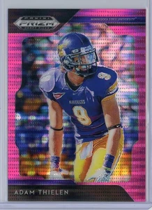 2019 Panini Prizm Draft Picks 4 Adam Thielen Pink Pulsar - Picture 1 of 2